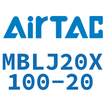 Airtac 可调铝合金迷你气缸-MBLJ20X100-20