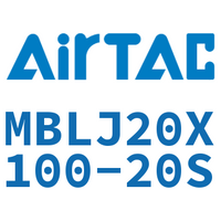 Airtac 可调铝合金迷你气缸-MBLJ20X100-20S