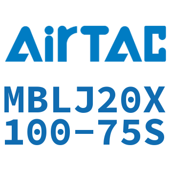 Airtac 可调铝合金迷你气缸-MBLJ20X100-75S