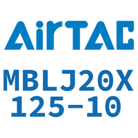 Airtac 可调铝合金迷你气缸-MBLJ20X125-10