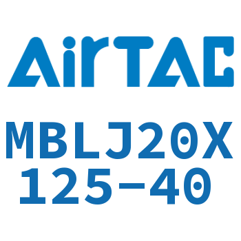 Airtac 可调铝合金迷你气缸-MBLJ20X125-40