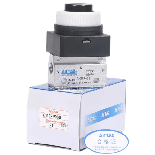 Airtac 凸头按钮型机械阀-CM3PP