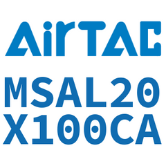 Airtac MSAL Front Single Acting Compact Cylinder MSAL20X100CA — view 3