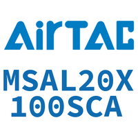 Airtac 前单动迷你气缸-MSAL20X100SCA