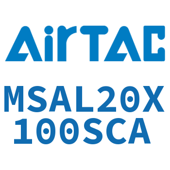 Airtac 前单动迷你气缸-MSAL20X100SCA