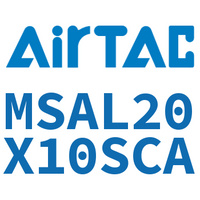 Airtac 前单动迷你气缸-MSAL20X10SCA