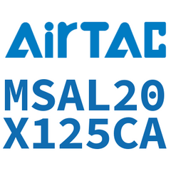 Airtac MSAL Front Single Acting Compact Cylinder MSAL20X125CA — view 3
