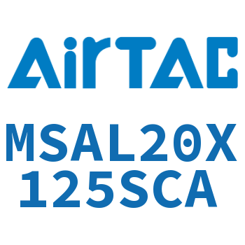 Airtac 前单动迷你气缸-MSAL20X125SCA