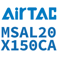 Airtac 前单动迷你气缸-MSAL20X150CA