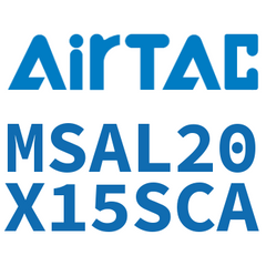 Airtac MSAL Front Single Acting Compact Cylinder MSAL20X15SCA — view 3