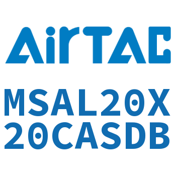 Airtac 前单动迷你气缸-MSAL20X20CASDB