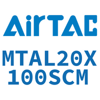 Airtac 后单动迷你气缸-MTAL20X100SCM