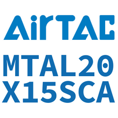 Airtac MTAL Rear Single Acting Mini Cylinder MTAL20X15SCA — view 4
