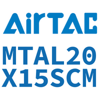 Airtac 后单动迷你气缸-MTAL20X15SCM