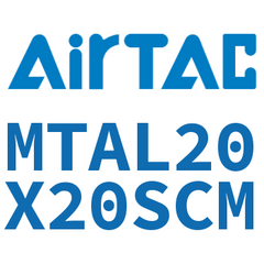 Airtac MTAL Rear Single Acting Mini Cylinder MTAL20X20SCM — view 4