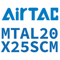 Airtac MTAL Rear Single Acting Mini Cylinder MTAL20X25SCM — view 4