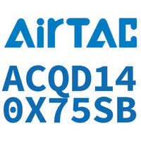 Airtac 双出薄型气缸-ACQD140X75SB