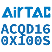 Airtac 双出薄型气缸-ACQD160X100S
