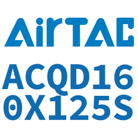 Airtac 双出薄型气缸-ACQD160X125S