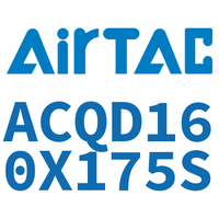 Airtac 双出薄型气缸-ACQD160X175S