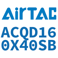 Airtac 双出薄型气缸-ACQD160X40SB