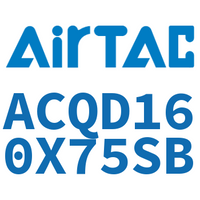 Airtac 双出薄型气缸-ACQD160X75SB