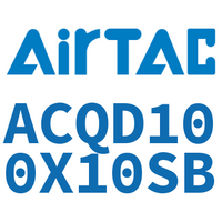 Airtac 双出薄型气缸-ACQD100X10SB
