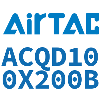 Airtac 双出薄型气缸-ACQD100X200B