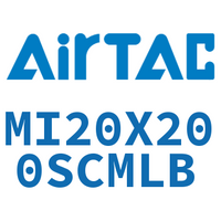 Airtac 不锈钢迷你气缸-MI20X200SCMLB