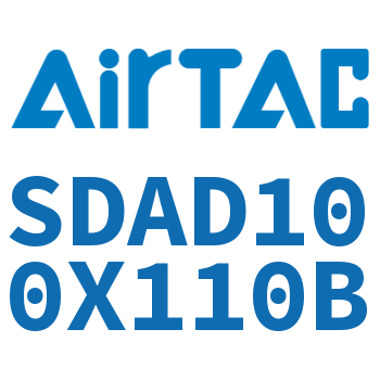 Airtac 双出型薄型气缸-SDAD100X110B