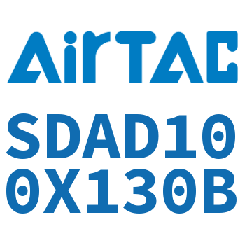 Airtac 双出型薄型气缸-SDAD100X130B