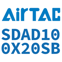 Airtac 双出型薄型气缸-SDAD100X20SB