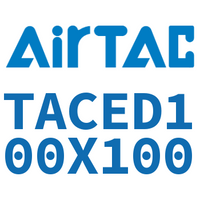 Airtac 带导杆紧凑型气缸-TACED100X100