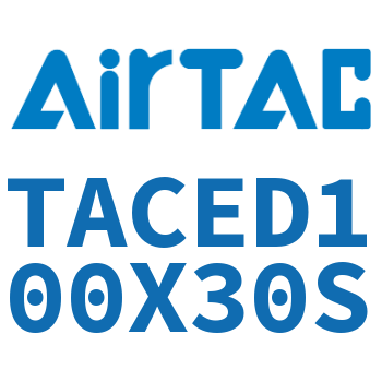 Airtac 带导杆紧凑型气缸-TACED100X30S