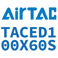 Airtac 带导杆紧凑型气缸-TACED100X60S