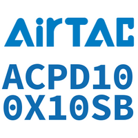 Airtac 双出紧凑型气缸-ACPD100X10SB