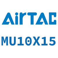 Airtac 小型自由安装气缸-MU10X15