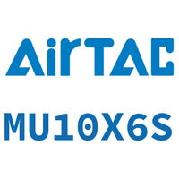 Airtac 小型自由安装气缸-MU10X6S