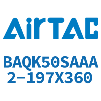 Airtac 抱紧型销钉气缸-BAQK50SAAA2-197X360