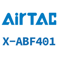 Airtac 接头-锁母内螺纹直通终端-X-ABF401