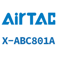 Airtac 接头-锁母直通终端-X-ABC801A