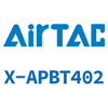 Airtac X-APBT Connector - Full Brass Thread Straight Tee X-APBT402