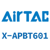 Airtac X-APBT Connector - Full Brass Thread Straight Tee X-APBT601