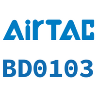 Airtac 内外螺纹直通接头-BD0103