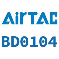 Airtac 内外螺纹直通接头-BD0104