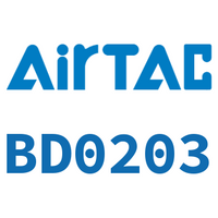 Airtac 内外螺纹直通接头-BD0203
