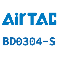 Airtac 内外螺纹直通接头-BD0304-S