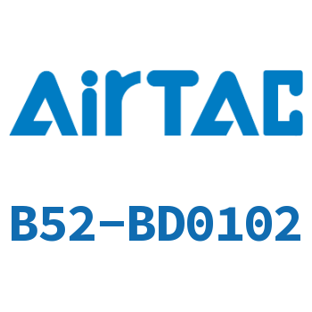 Airtac 禁铜内外螺纹直通接头-B52-BD0102
