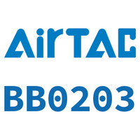 Airtac 双外螺纹直通接头-BB0203