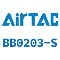 Airtac 双外螺纹直通接头-BB0203-S